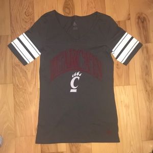 university of cincinnati adidas shirt